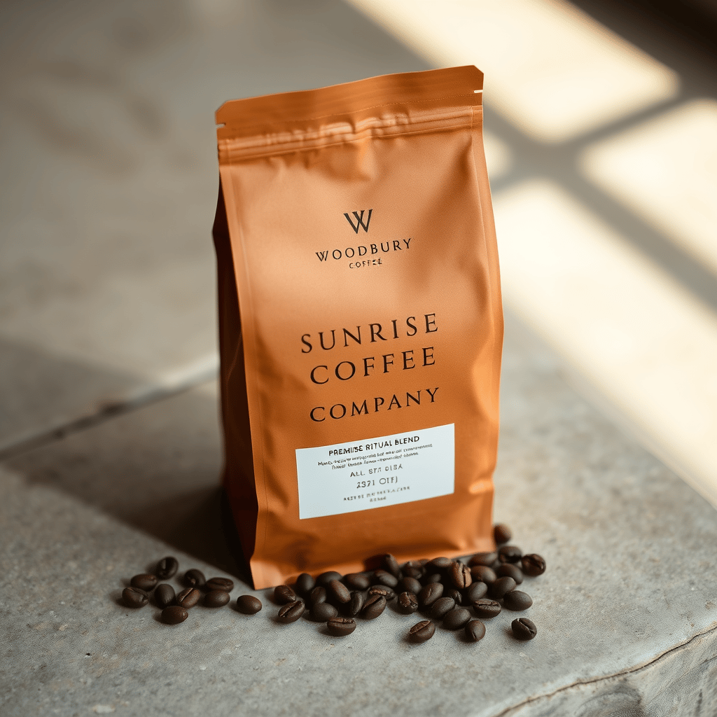 Sunrise Ritual Blend coffee package