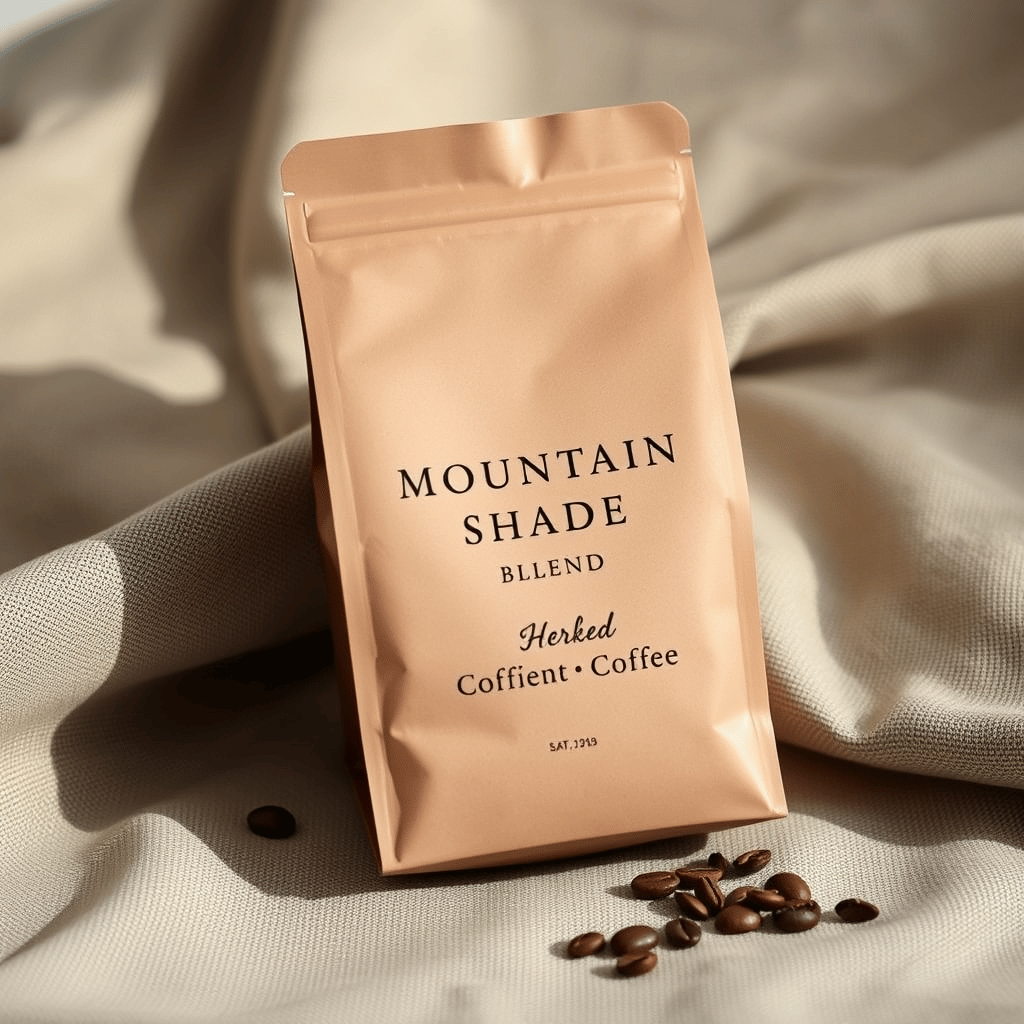 Mountain Shade Blend coffee package